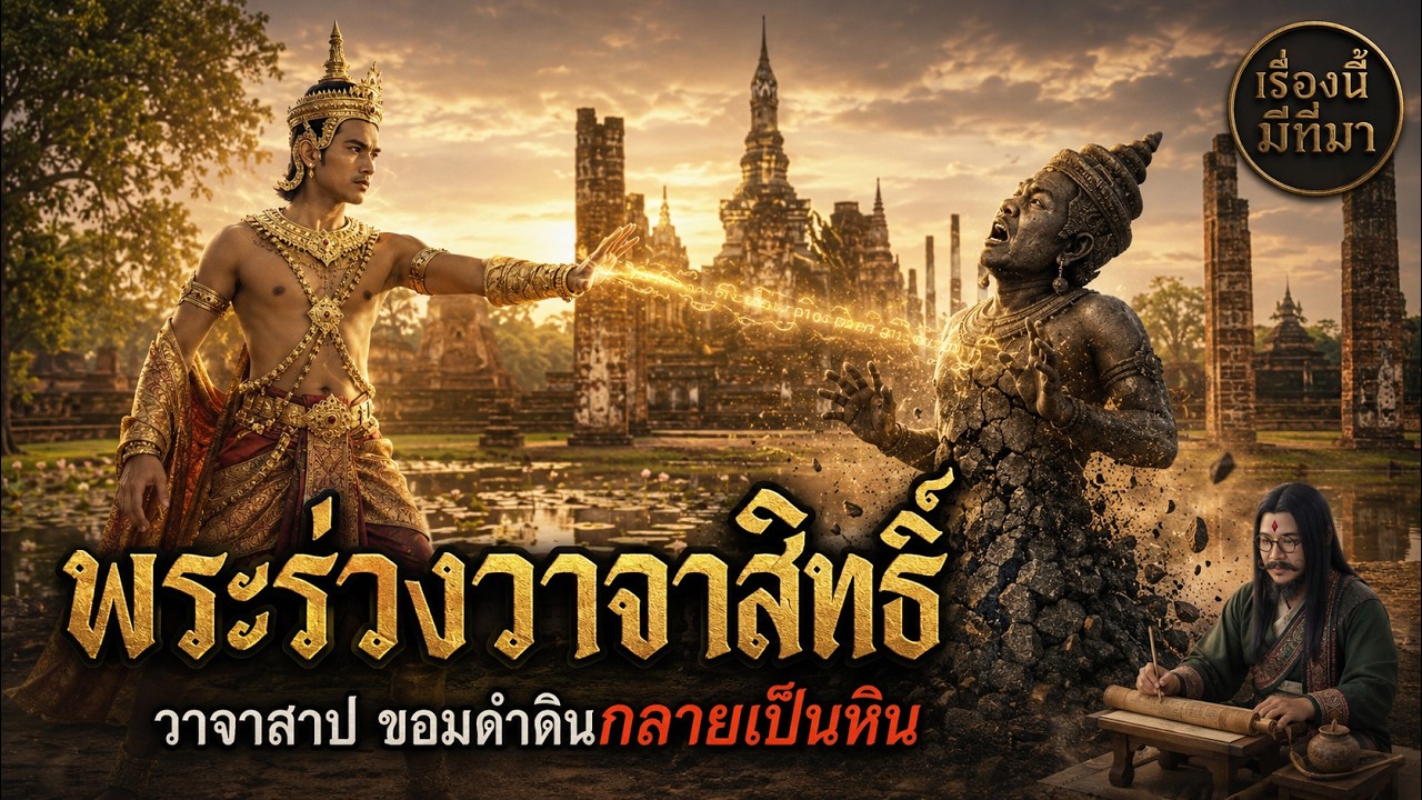 พระร่วงวาจาสิทธิ์ - สาปขอมดำดินเป็นหิน l ตำนานนี้มีที่มา EP.68