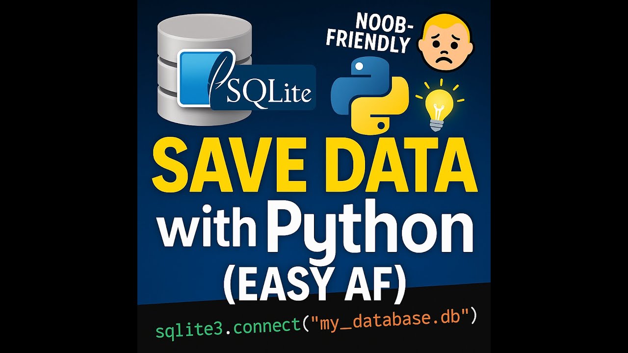 SQLite with Python for Absolute Beginners (Noob-Friendly!)