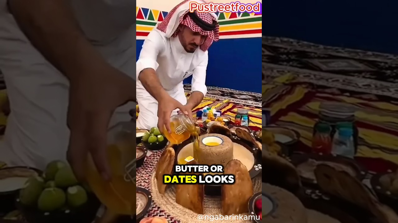This Ancient Arab Comfort Food Will Make You Feel Like Home🍯 #asida #food  #shorts