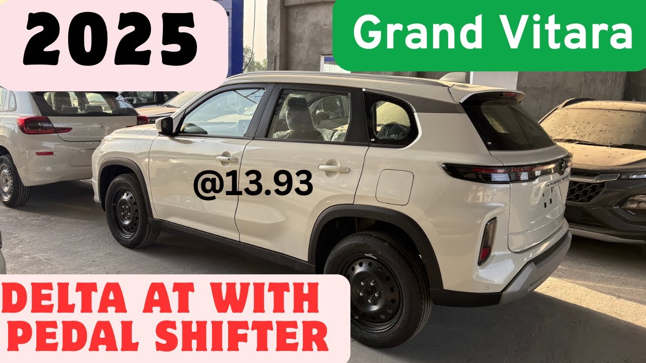 2025 Grand vitara Delta Automatic with new Updated feature | Peddal shifter, Electronic brakes |