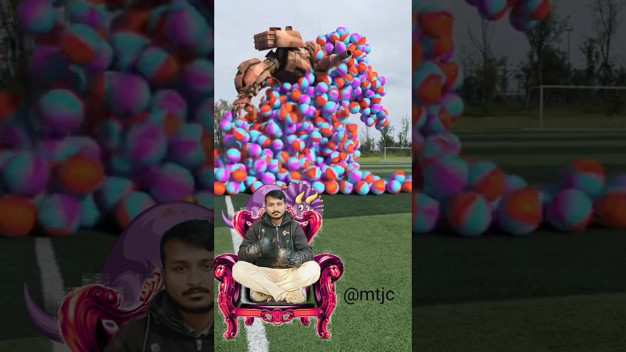 The mascot vibrato accessory placed on football field is popular let's play mtjc 🤯😱 #mtjc #shorts
