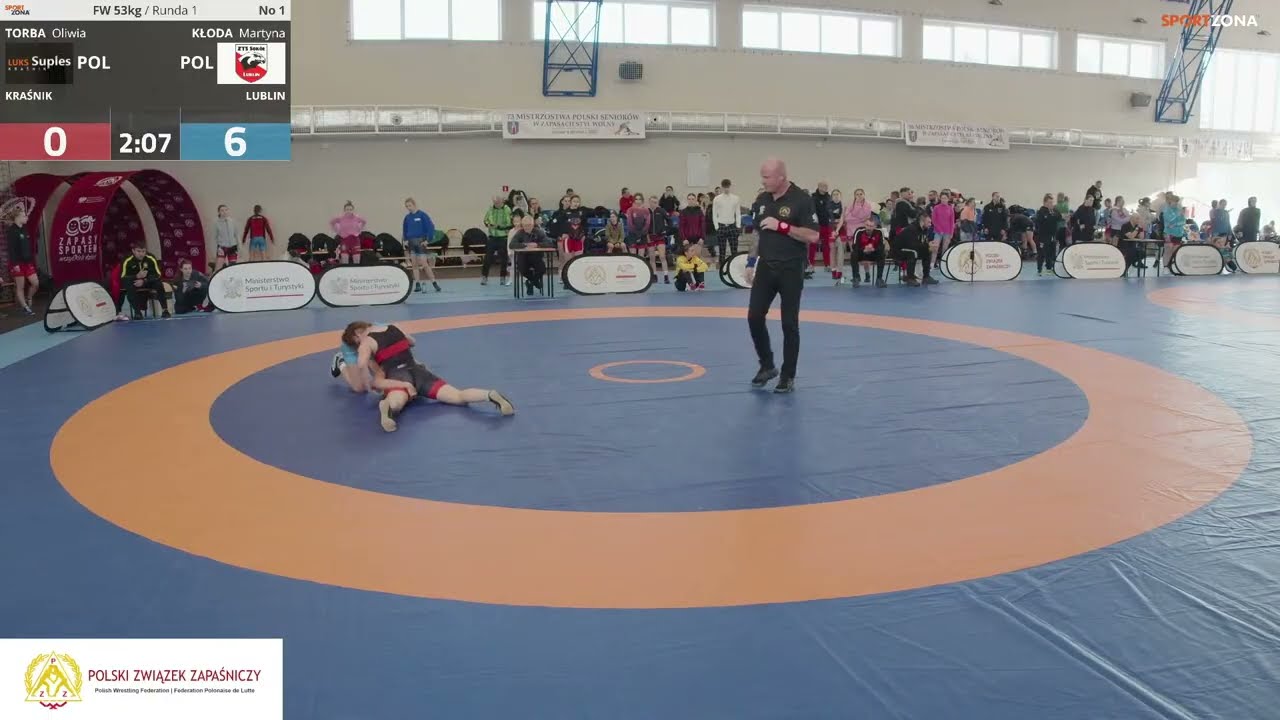 ZAPASY - (M1) XXVIII Mistrzostwa Polski kobiet - Janów Lubelski 2026. Mata 1.