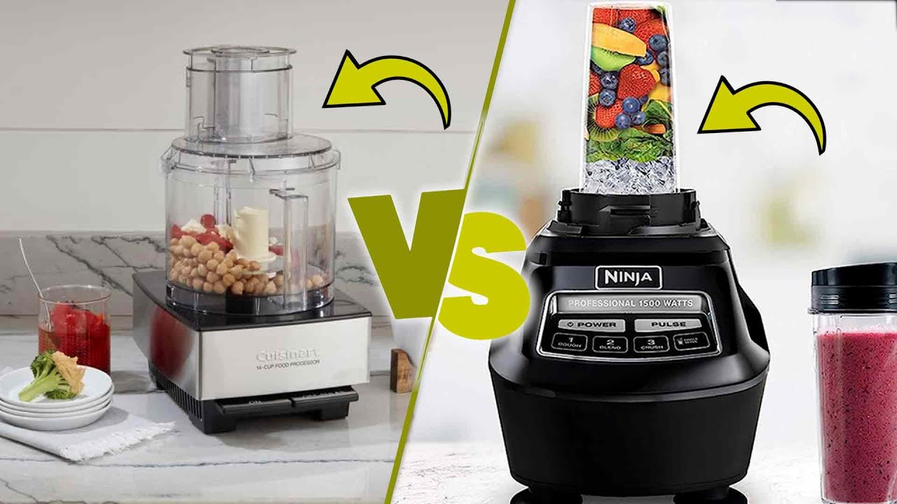 Food Processor vs Blender: Choosing the Right Kitchen Companion!