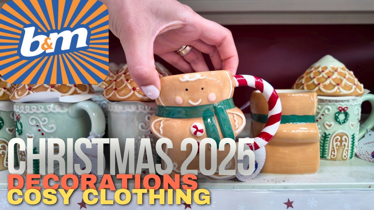 B&M Christmas 2025 Tour - Magical Christmas Decorations & Cosy Clothing