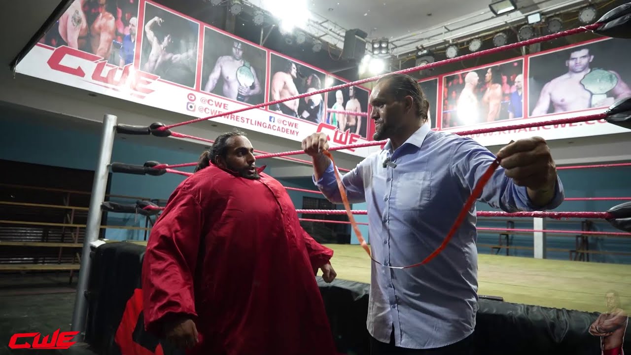 CWE | #thegreatkhali   छाती देखकर दंग रह गए