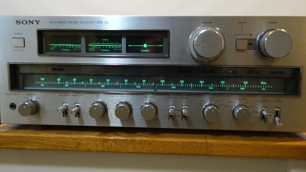 Vintage Monster Receiver Sony STR - V6
