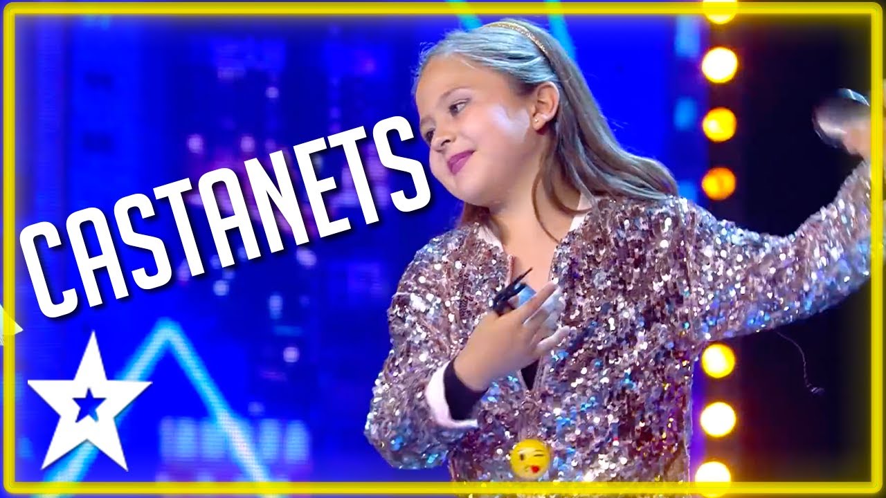 CASTANETS Girl Surprised Judges With Her Talent on Spain's Got Talent | Kids Got Talent