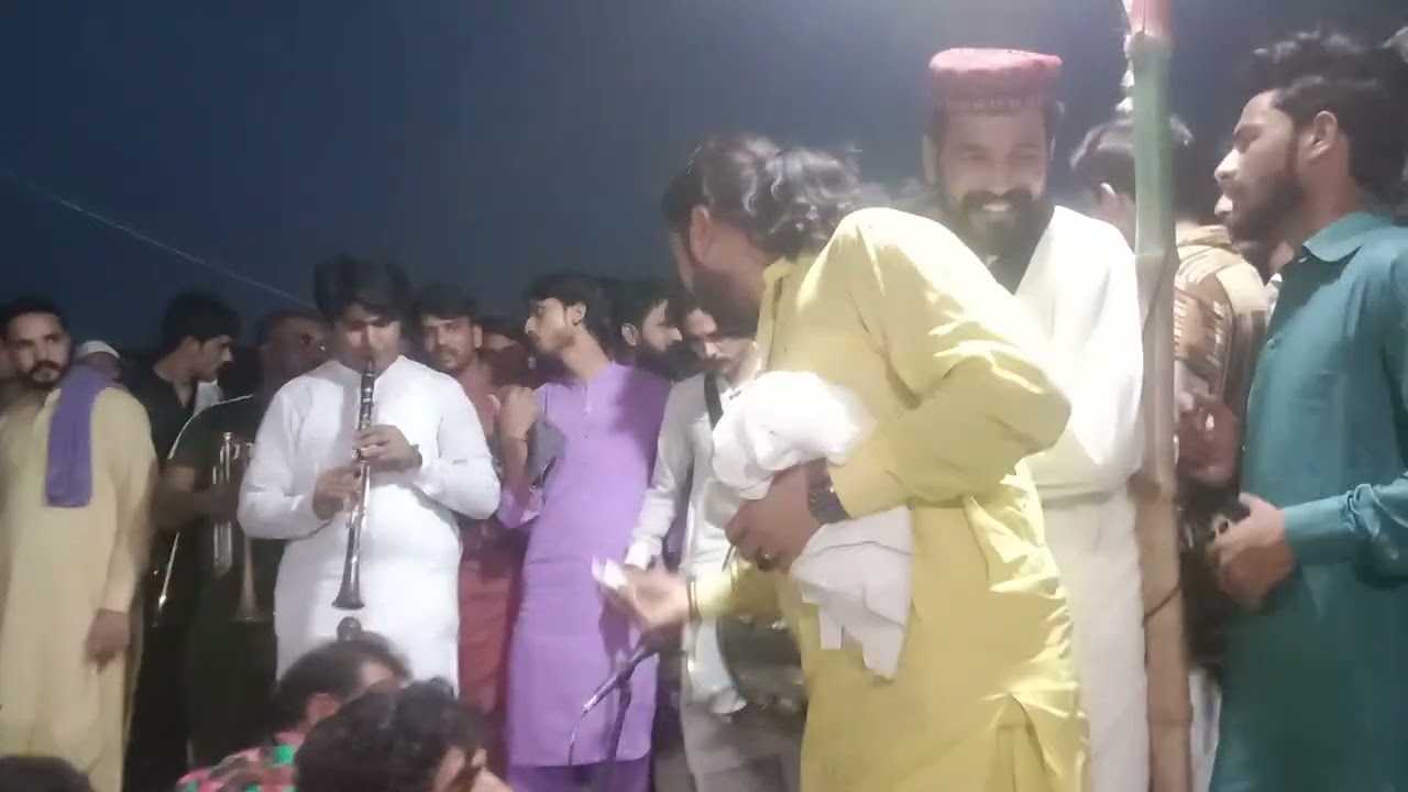 Ustad gulam abbas & Ustad Haseeb Khan brass band playing classical rag mela bhiri pak Rehman 