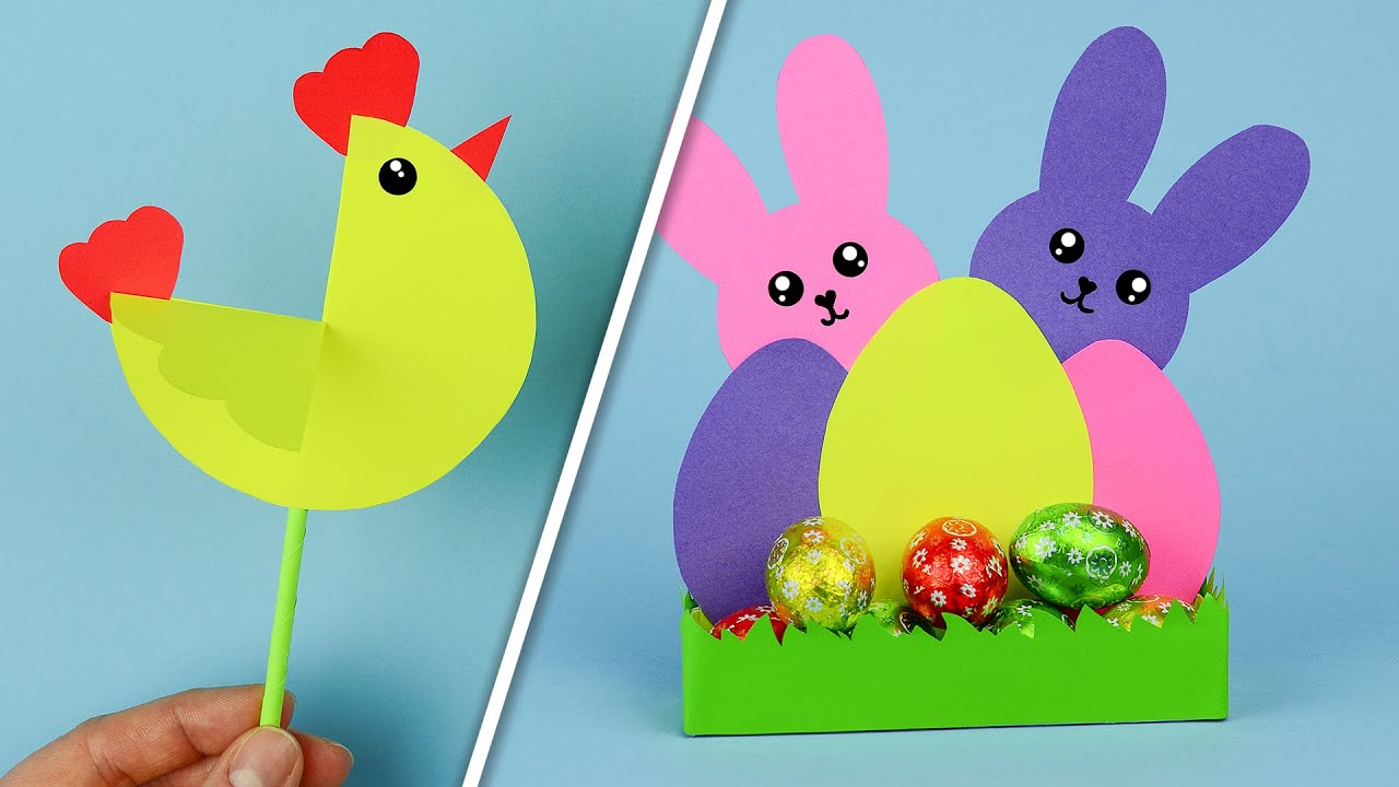 3 DIY Easter craft ideas | Lavoretti per pasqua con la carta
