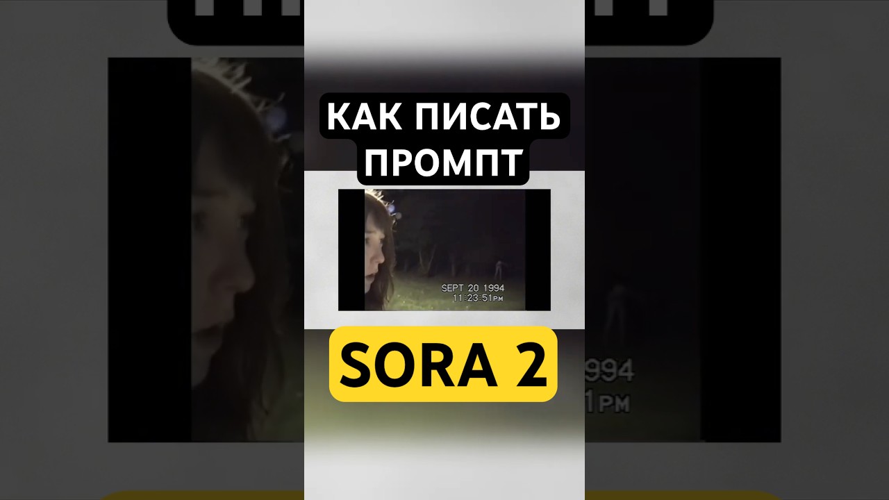 КАК ПРАВИЛЬНО ПИСАТЬ ПРОМПТ ДЛЯ SORA 2 #ии #нейросеть #sora2 #chatgpt #midjourney #гайд