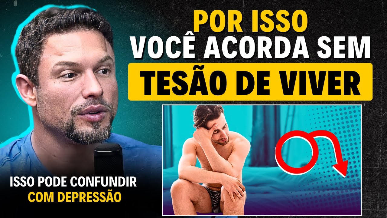 Perigos OCULTOS da BAIXA TESTOSTERONA (como detectar) | Paulo Muzy