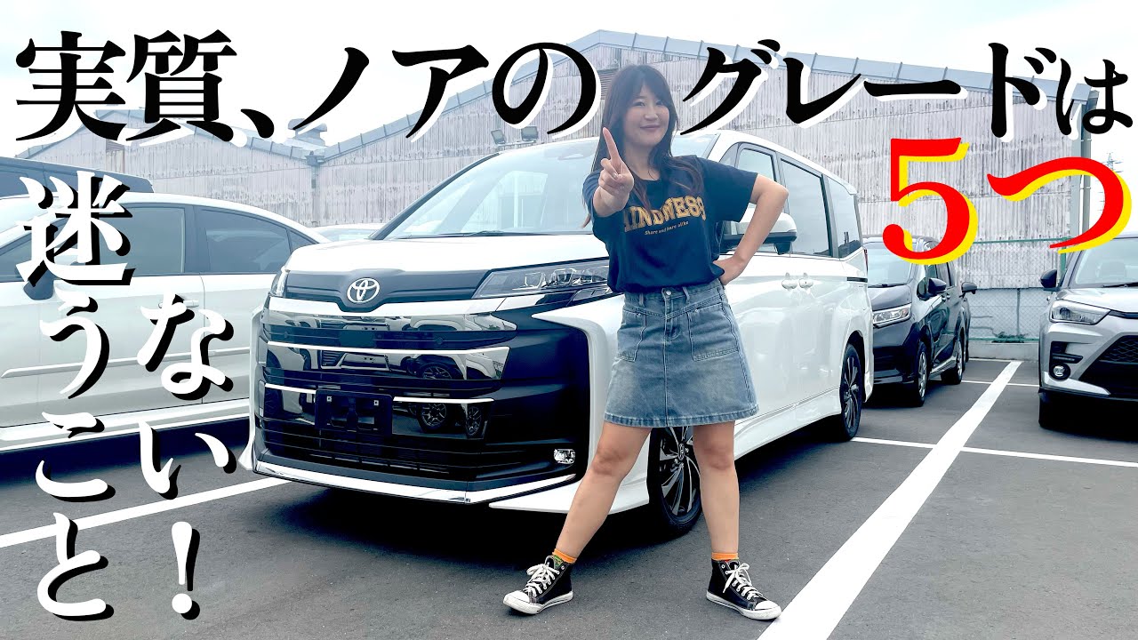 【グレード解説】TOYOTA NOAH,トヨタ ノア,　２５個以上の選択肢をわかりやすく解説！