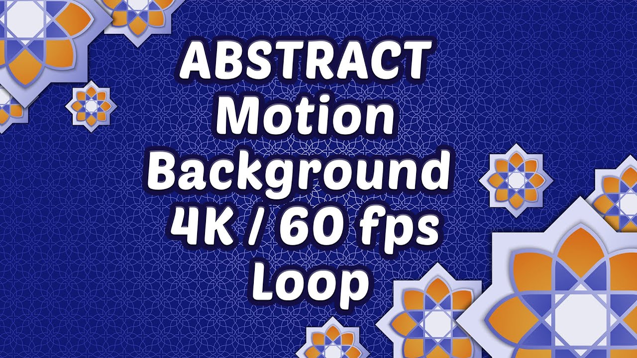 ABSTRACT MOTION BACKGROUND 4K LOOP