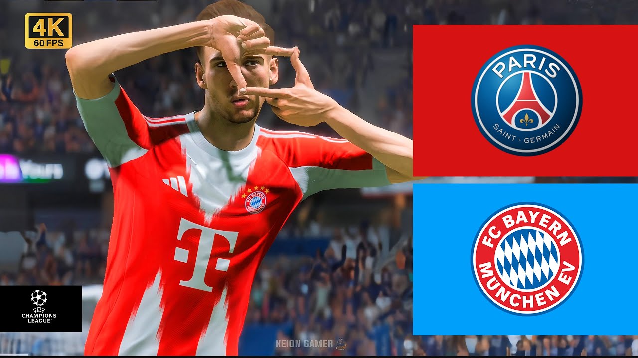 PSG vs Bayern Munich | Champions League | 2025 | 4K HD 60FPS