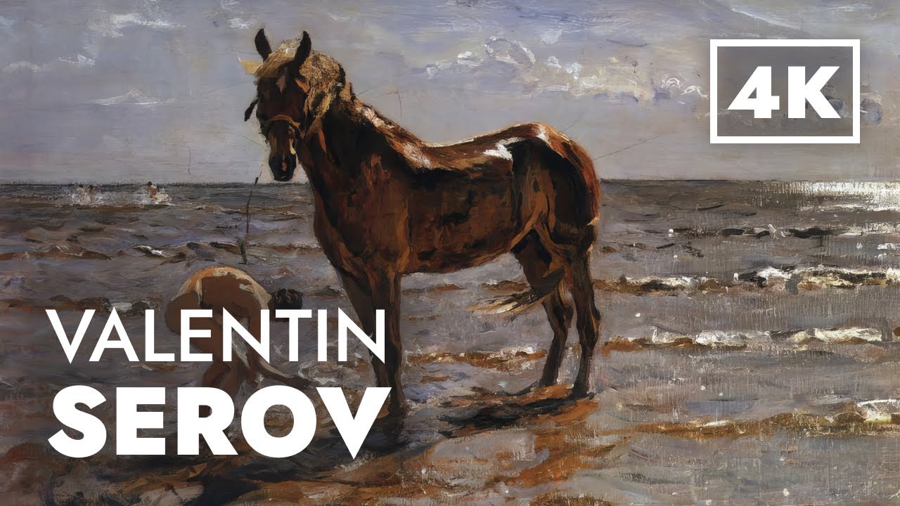 Valentin Serov: A Master of Russian Portraiture in 4K and Ambient Sounds