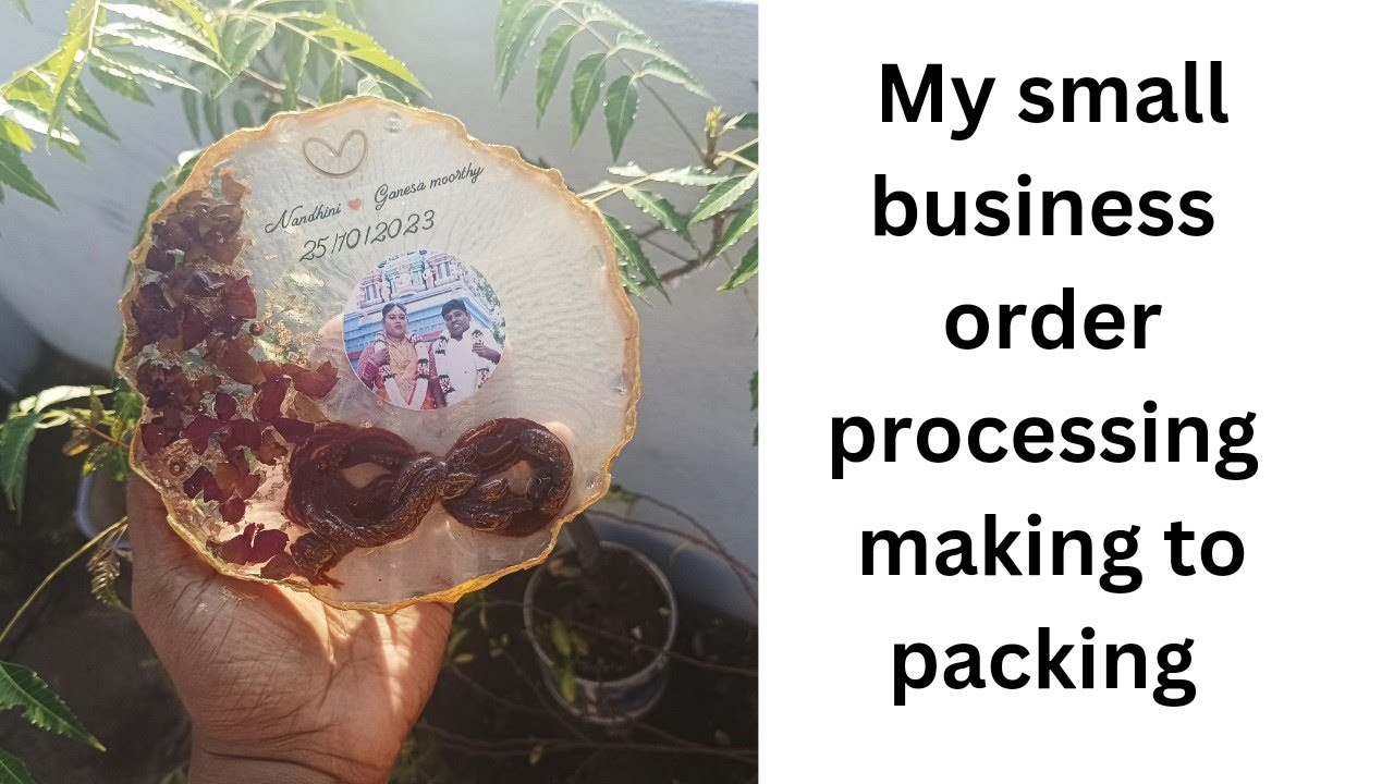 order making  to packing|| my small business  order making process|| wedding thread preservation