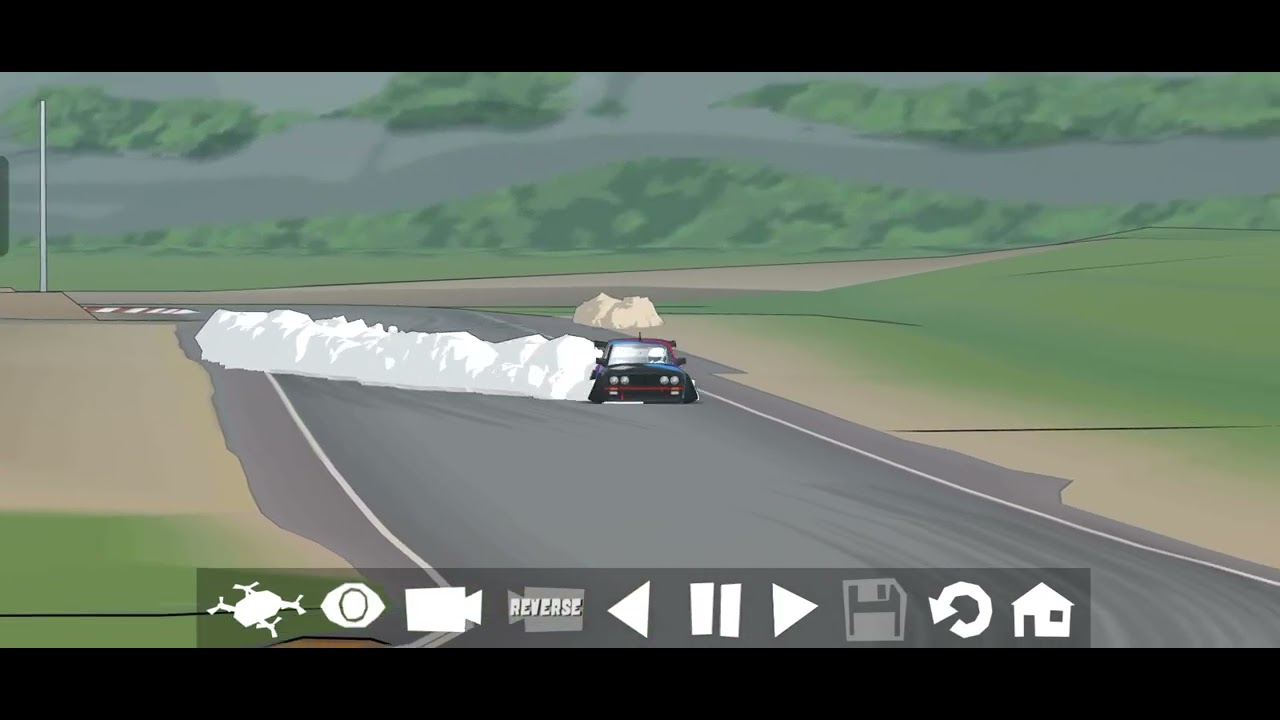 BMW m1 on game track. FR legend game play.