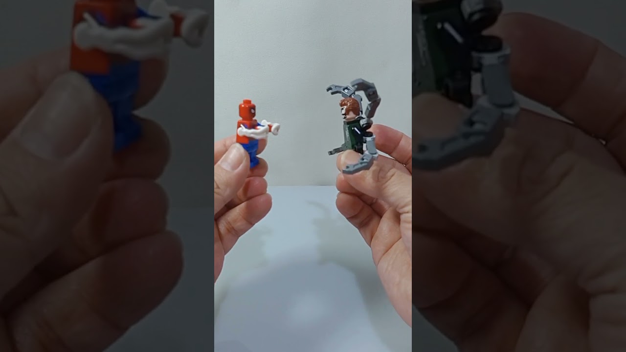 Build LEGO Marvel 76275 Motorcycle Chase : Spider-Man VS Venom Doc Ock #legomarvel #legospeedbuild