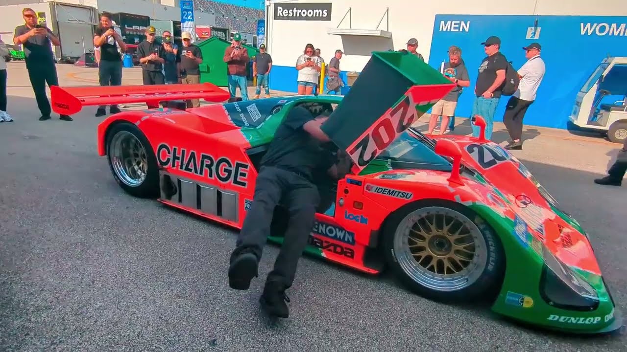 2026 Rolex 24 at Daytona Mazda 767B & RX7 start-ups