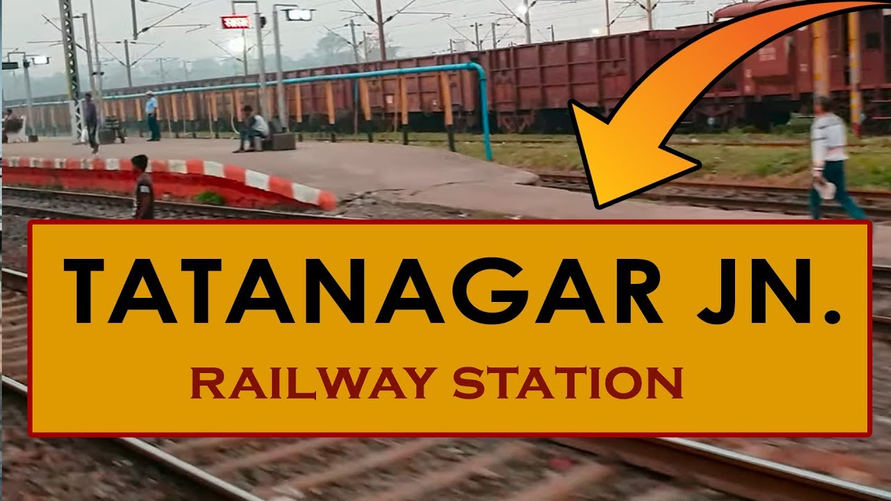 TATA, Tatanagar Junction railway station, India in 4k ultra HD