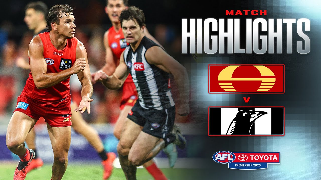 Gold Coast Suns v Collingwood Highlights | Round 18, 2025 | AFL