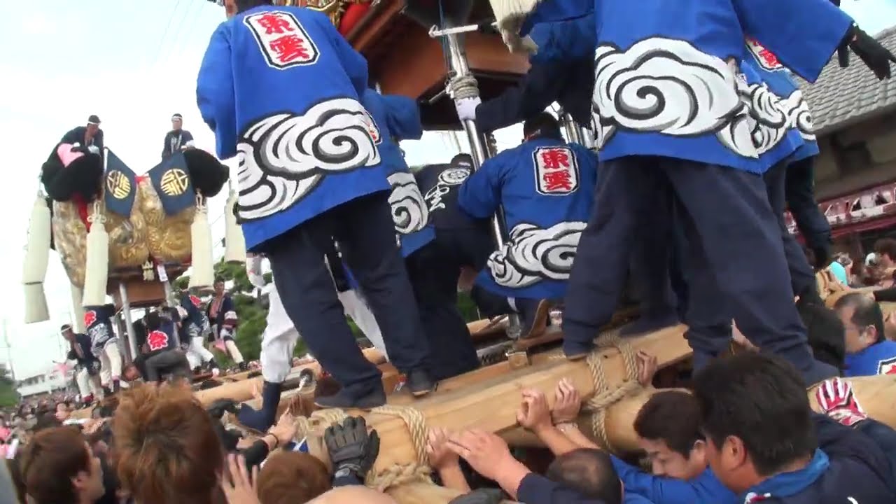 #新居浜太鼓祭り2012        両者　太鼓割れる！ 　山端ＶＳ東雲       　喧嘩特集　平成24年