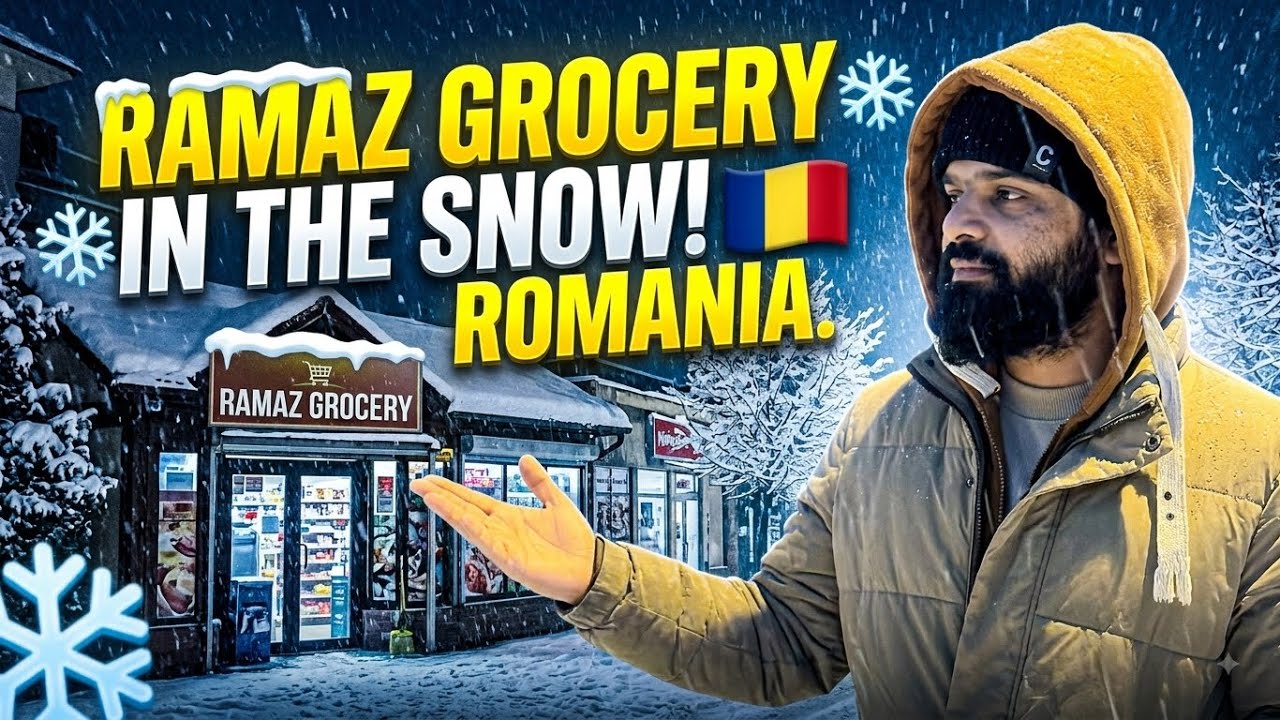 RAMZAN Grocery In snow ❄️ 