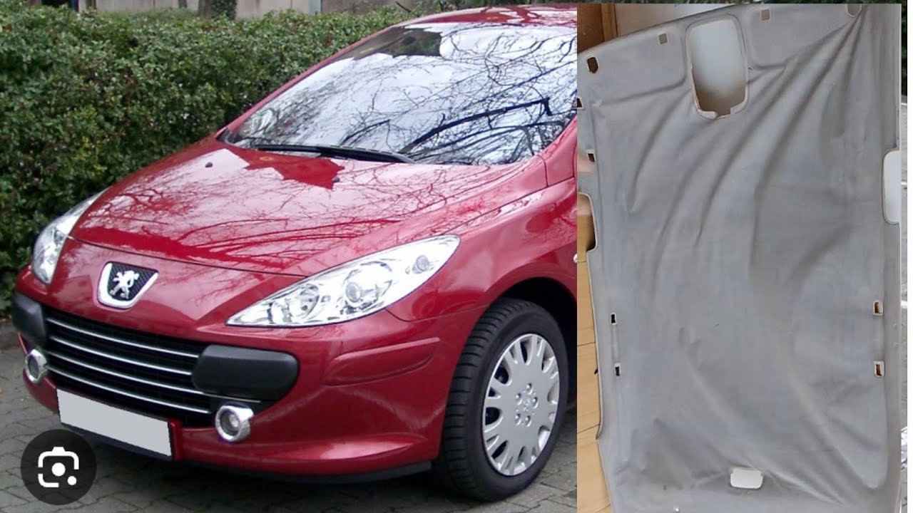 Jak wyjąć podsufitke Peugeot 307 sufit podsufitka wymiana wymienić demontaż zdemontować