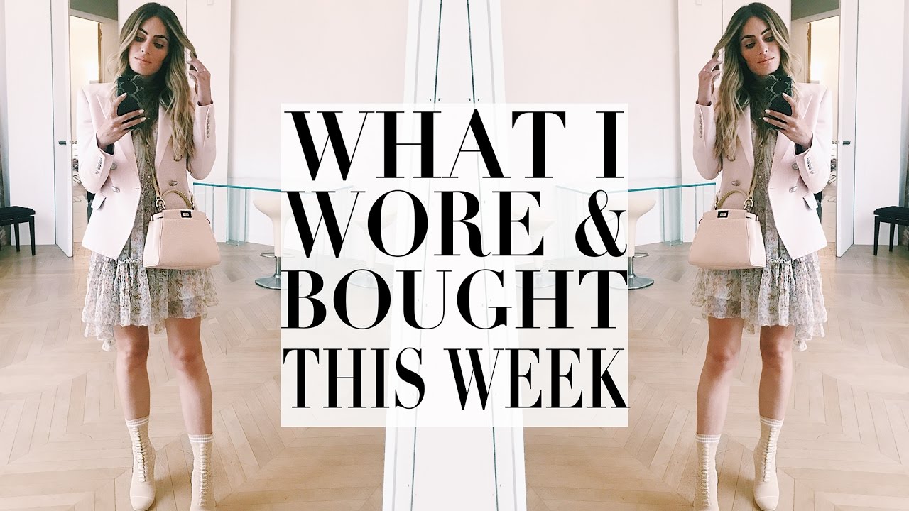 WHAT I WORE & BOUGHT THIS WEEK | Lydia Elise Millen