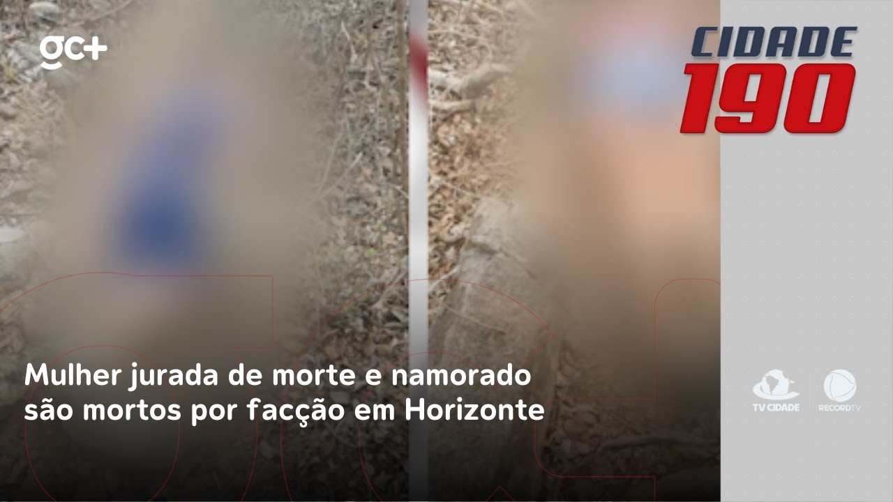 Mulher jurada de morte e namorado são mortos por facção em Horizonte