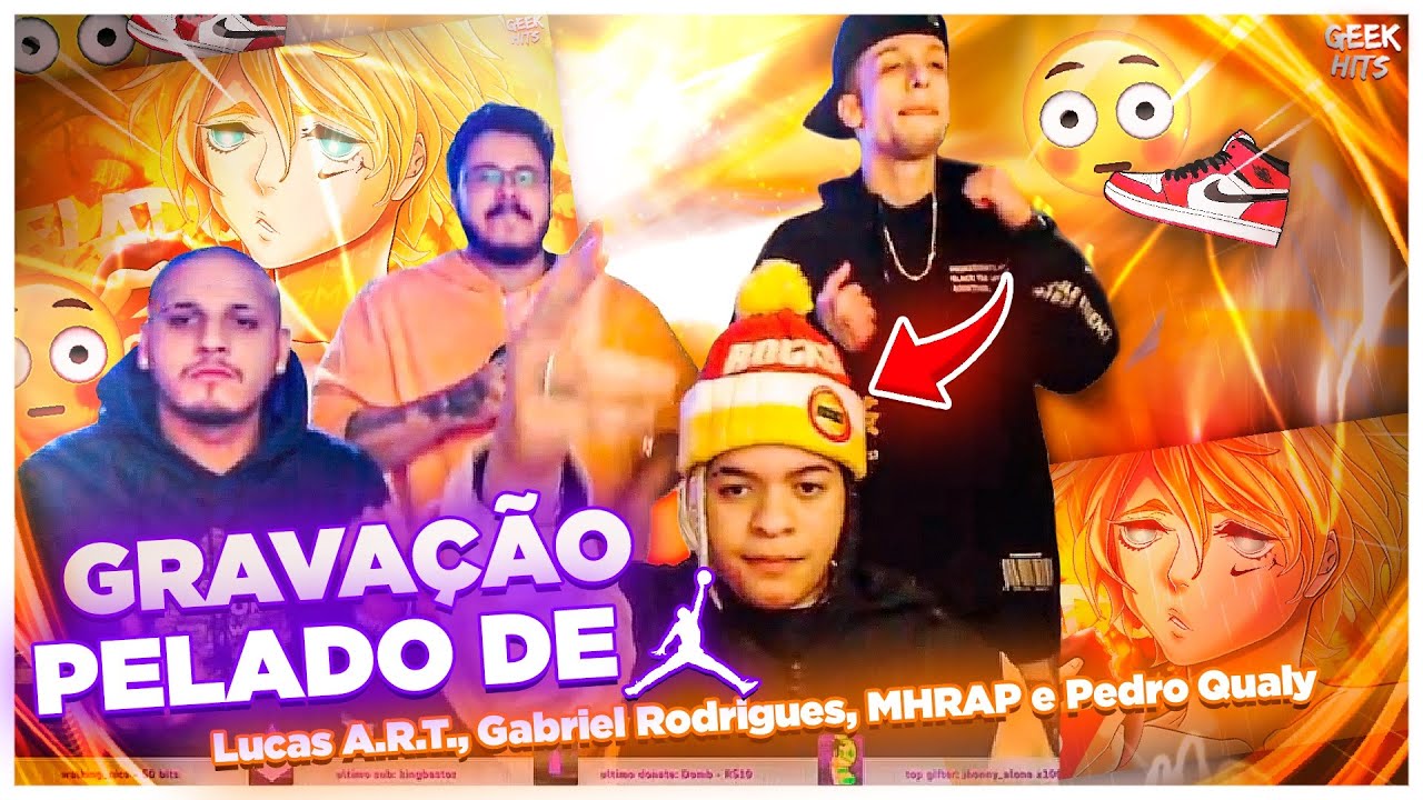 🎬 GRAVAÇÃO PELADO DE JORDAN - Lucas A.R.T. MHRAP Gabriel Rodrigues Pedro Qualy | 7 MINUTOZ GEEK HITS