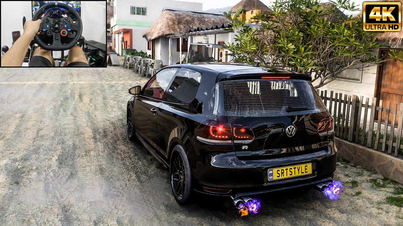 Volkswagen Golf R - Forza Horizon 5 | Logitech g29 gameplay