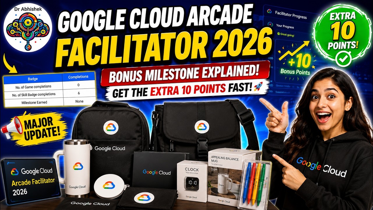 Google Cloud Arcade Facilitator 2026 | Бонусный этап: как получить 10 дополнительных баллов БЫСТРО!