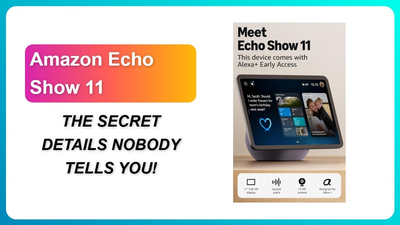 REVIEW (2026): Amazon Echo Show 11 | THE SECRET DETAILS NOBODY TELLS YOU!
