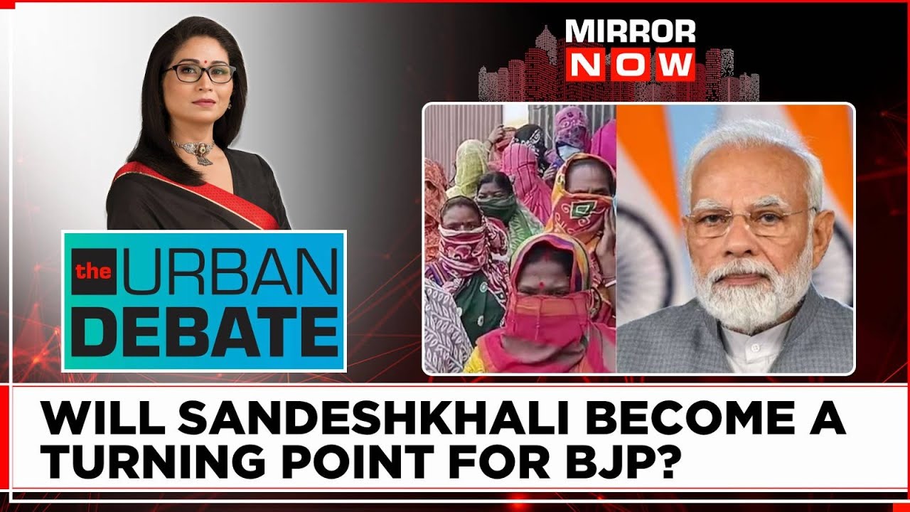 PM Modi's Sandeshkhali Taunts Ignite Tension | Mamata Marches for Women's Safety | Urban Debate