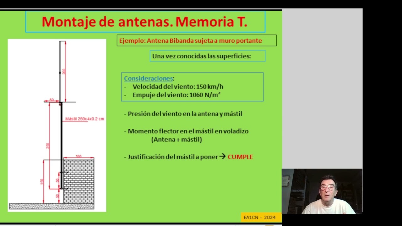 Calculos Colineal en muro