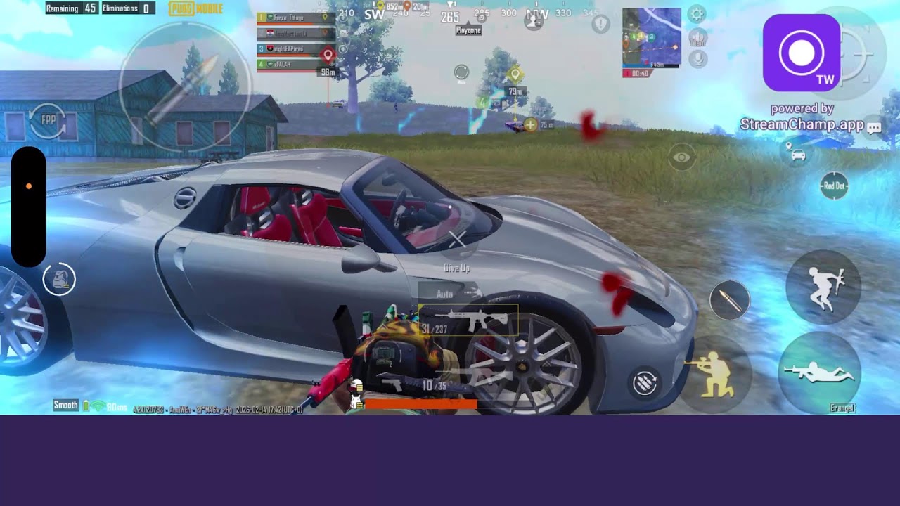 Broadcast powered by StreamChamp