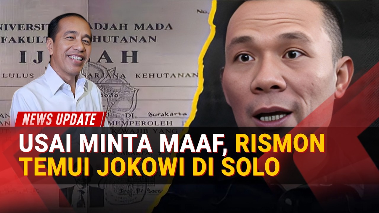 Rismon Sianipar Akui Ijazah Jokowi Asli & Minta Maaf, Langsung Temui Jokowi di Solo!
