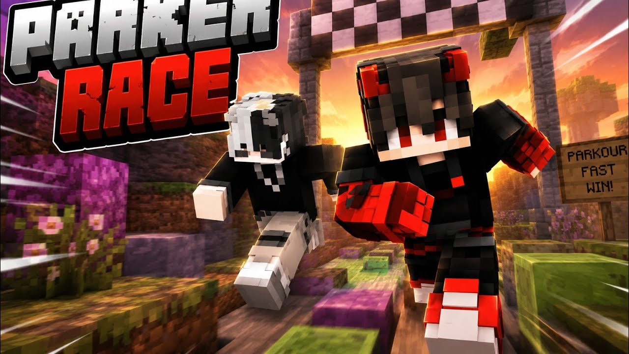 Minecraft Parkour Race Challenge | Who Will Win? 😱
