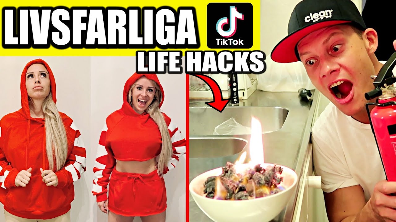 LIVSFARLIGA TiKTok LIFE HACKS *TOTALT MISSLYCKANDE*