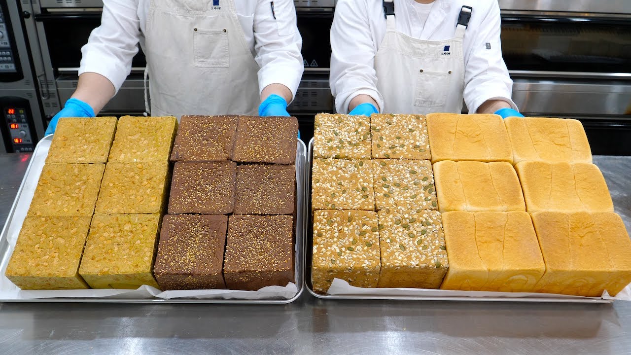 Мягкий и вкусный! хлеб ручной работы - Корейская уличная еда