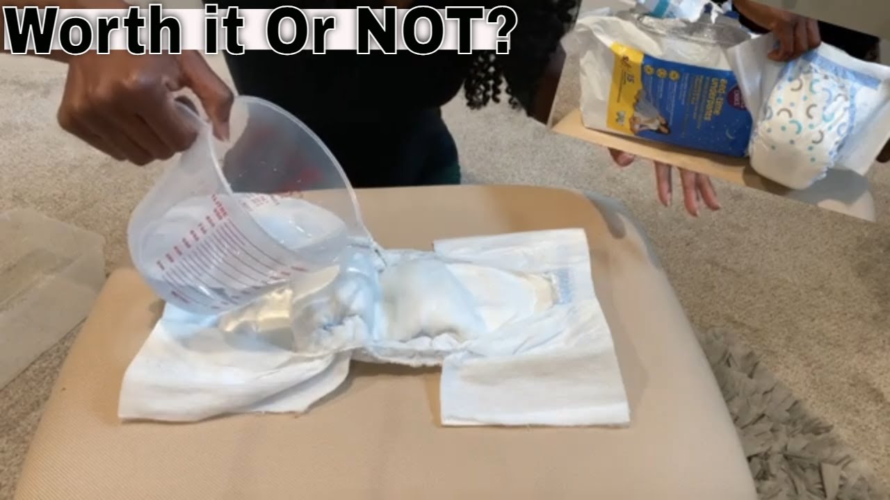 Nighttime Disposable Pants (WALMART) Absorbency TEST Is It WORTH IT?| Nighttime Pants For Older Kids
