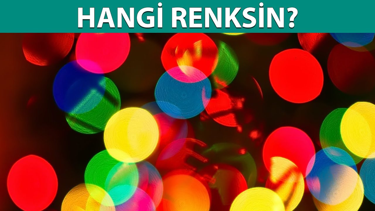HANGİ RENKSİN? Kişilik Testi - Life's Tests