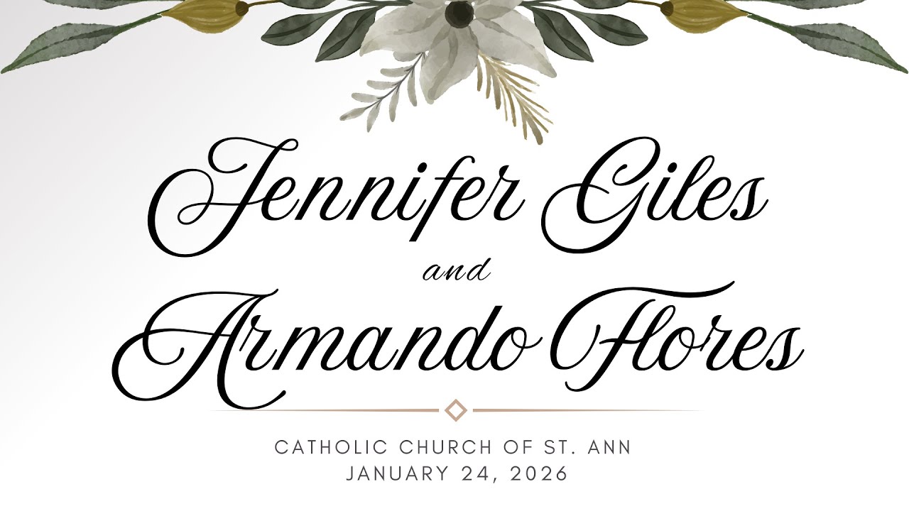 January 24, 2026 - Jennifer Giles and Armando Flores Wedding