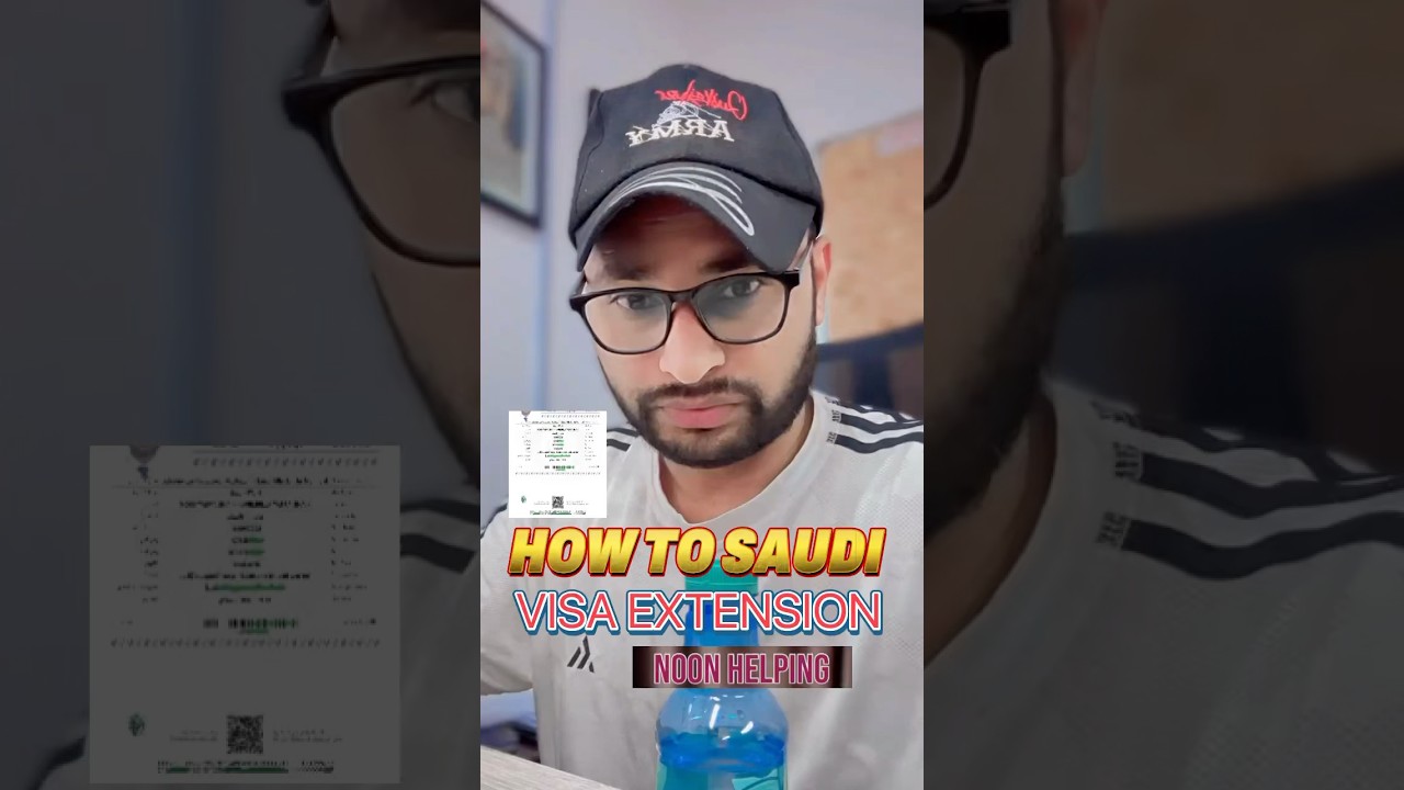 How to Visit visa extension online Saudi Arabia