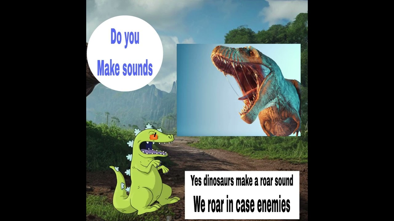 Meet the animals episode 1 Dinosaur made by me everything Romeo
