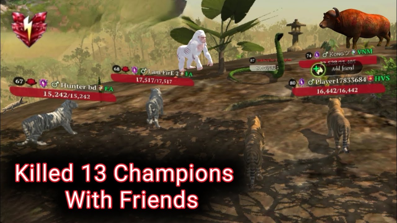 The Tiger - Killed 13 Champians With Friends | A2YGS