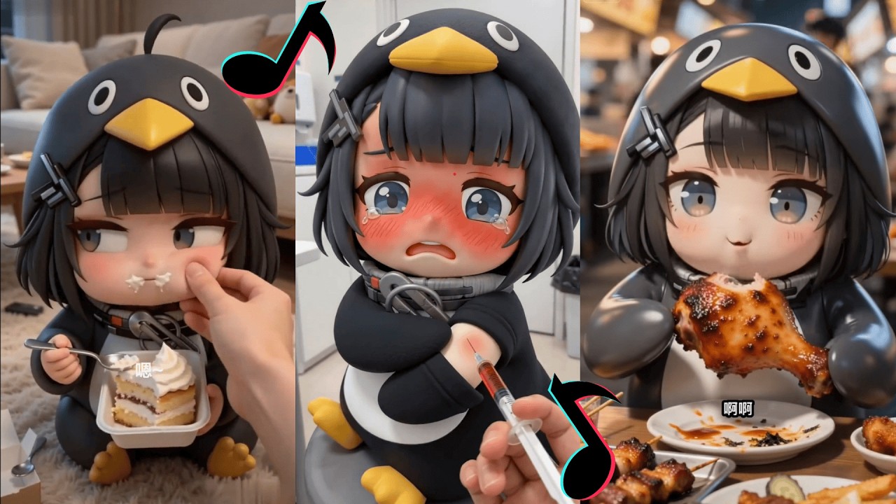 🔥 GuguGaga Penguin's Adorable Eating Actions &ndash; Cutest Moments That Will Make You Smile 🐧