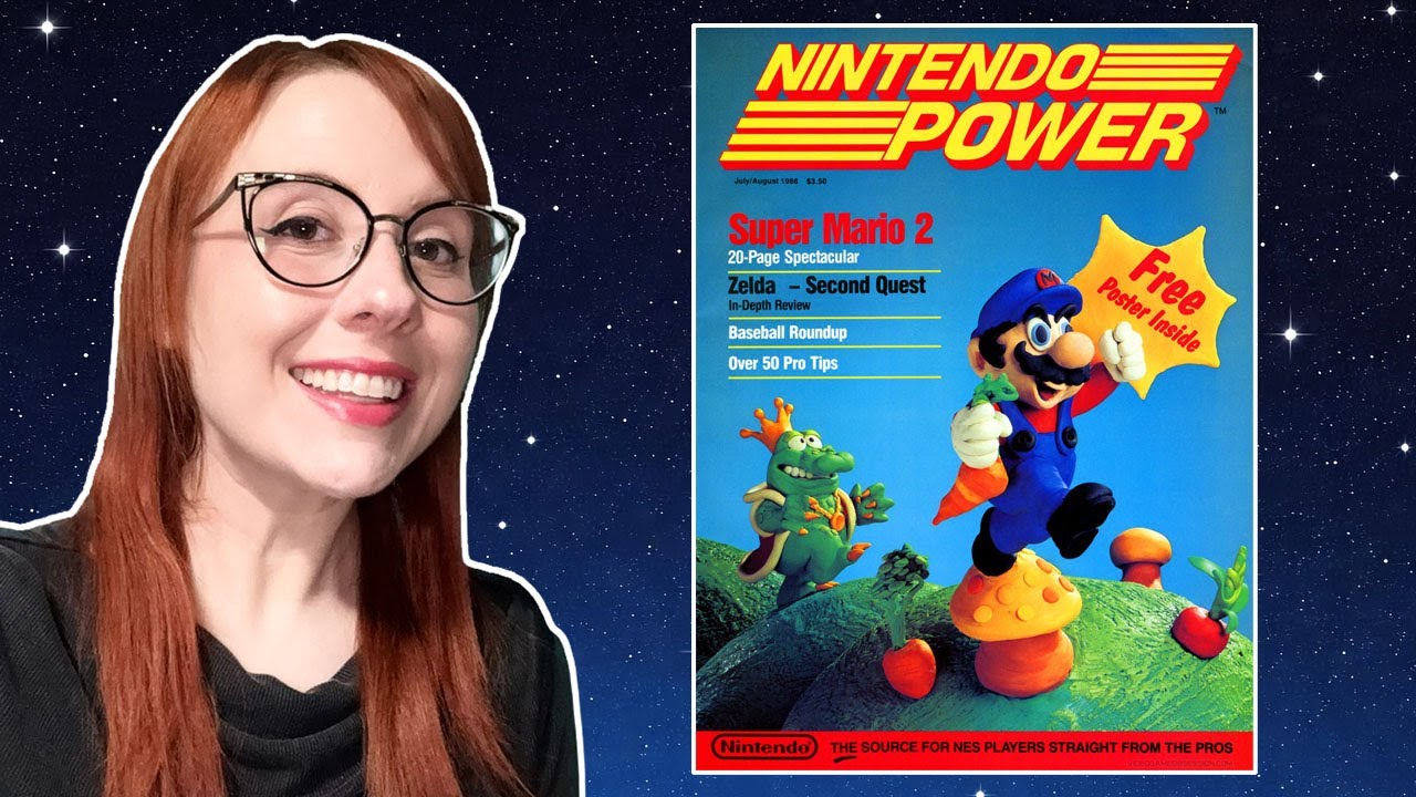 Журнал Nintendo Power, выпуск 1988 года - Эрин играет