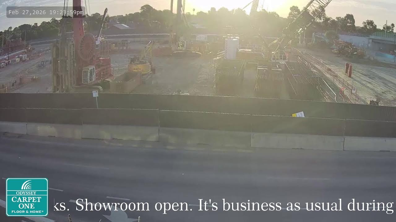 Live Stream T2D Tunnel Works Adelaide - Odyssey Carpet One